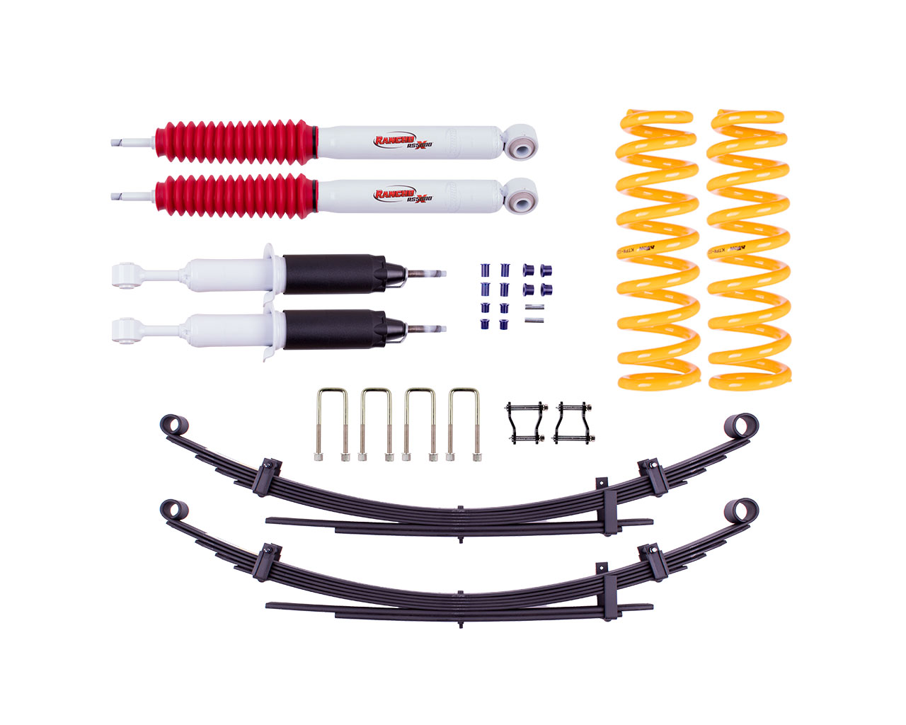 50MM PREMIUM KIT WITH RANCHO SHOCK ABSORBERS Suspension Mega Store