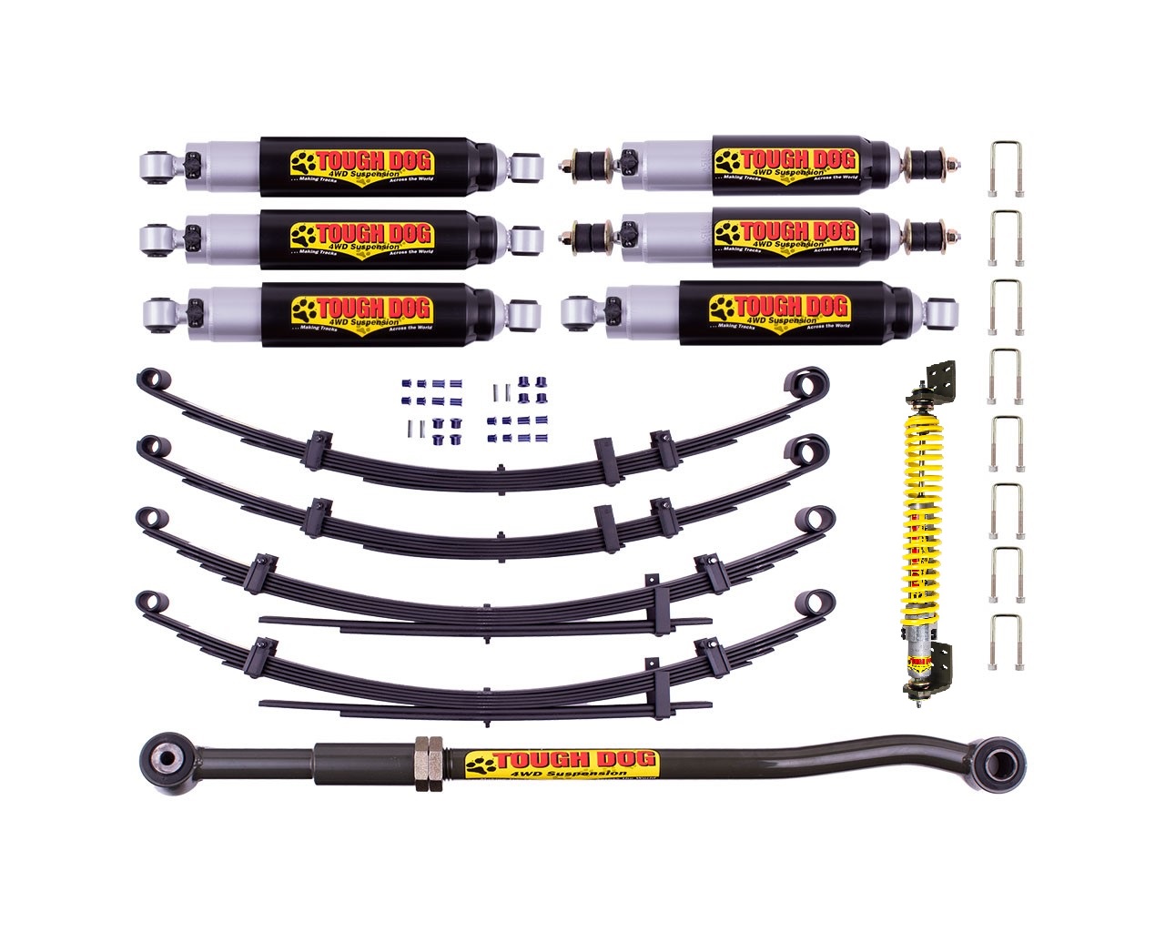100MM EXTREME KIT WITH TOUGH DOG SHOCK ABSORBERS Suspension Mega Store