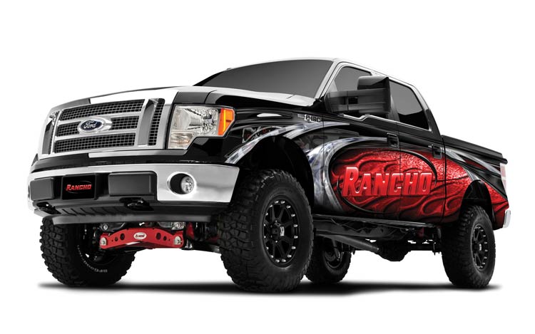 Four-wheel drive fitted with Rancho Suspension