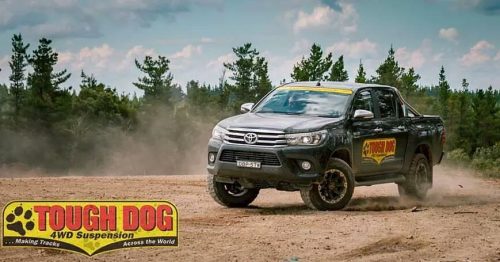Hilux with Lift Kit by Tough Dog